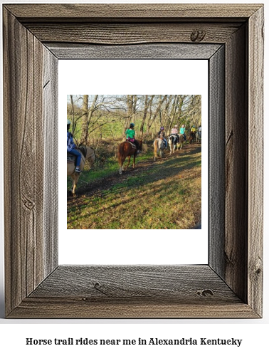 horse trail rides near me in Alexandria, Kentucky